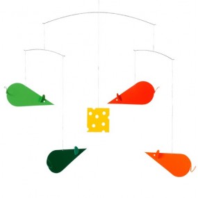 [Flensted Mobiles] モビール　チーズとネズミ