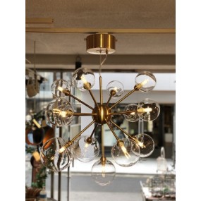 13灯 (IND-010/13) ペンダント 照明 デザイン照明 インテリア 家具 ゴールド 美容室 店舗 備品
