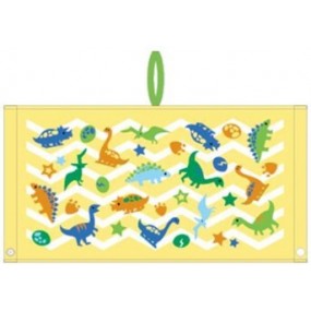 【キッズ おでかけタオル】おでかけサウルス　きょうりゅう